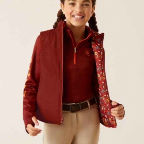 Ariat Youth Bella Insulated Reversible Vest LRG (new) item 1004611 - Picture 3 of 5